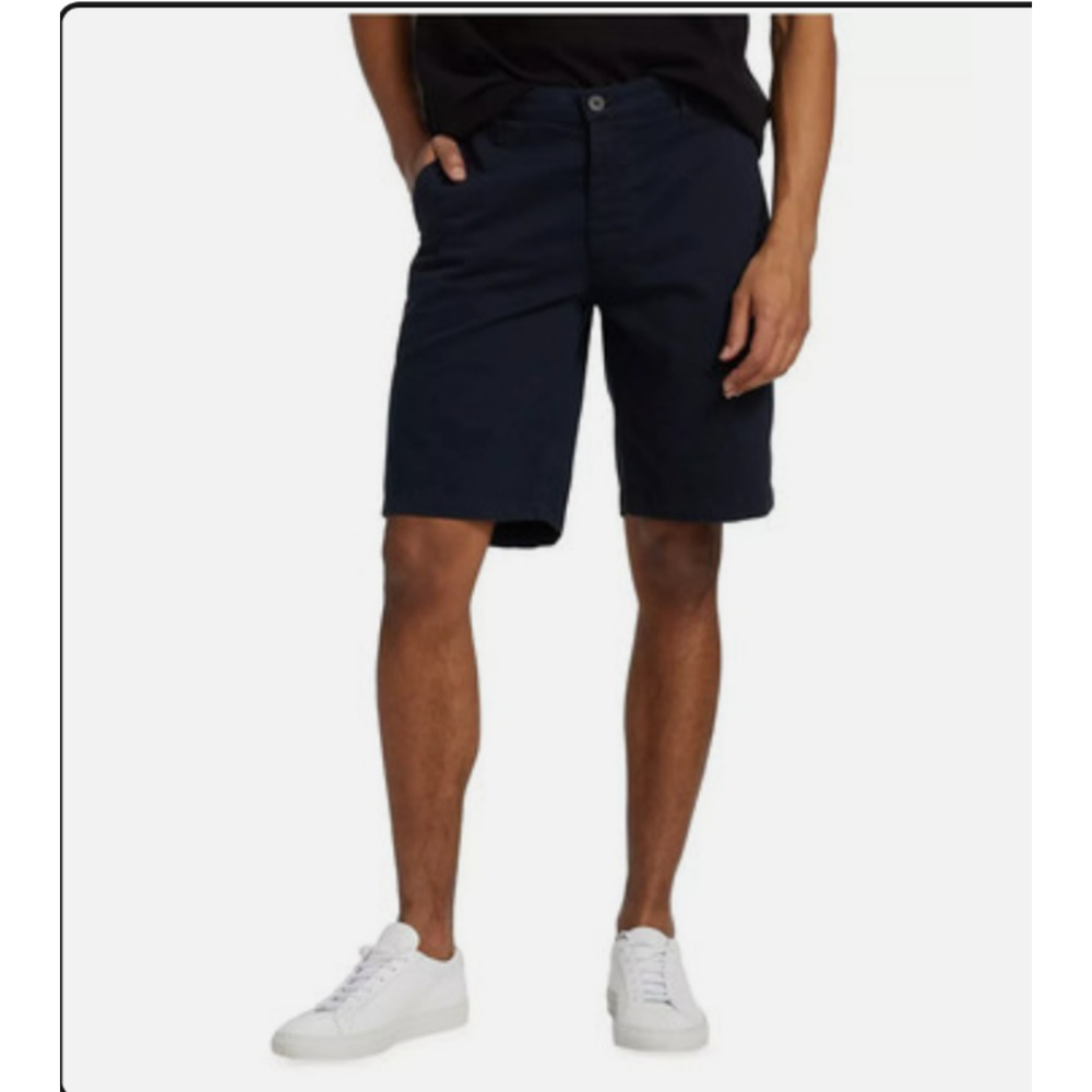 AG Men's Long Chino Shorts Navy Blue Canyon Short‎ 31R 32x11 Knee Length Preppy